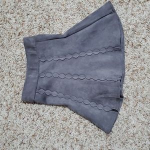 UK 4 little girls grey sued a line skirt